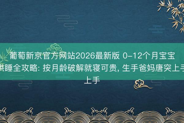 葡萄新京官方网站2026最新版 0-12个月宝宝哄睡全攻略: 按月龄破解就寝可贵， 生手爸妈唐突上手